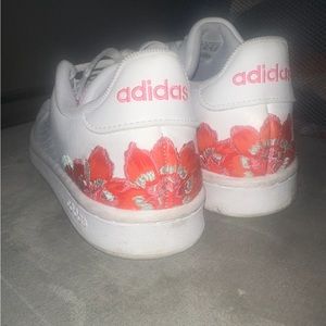 Flower adidas size 7.5